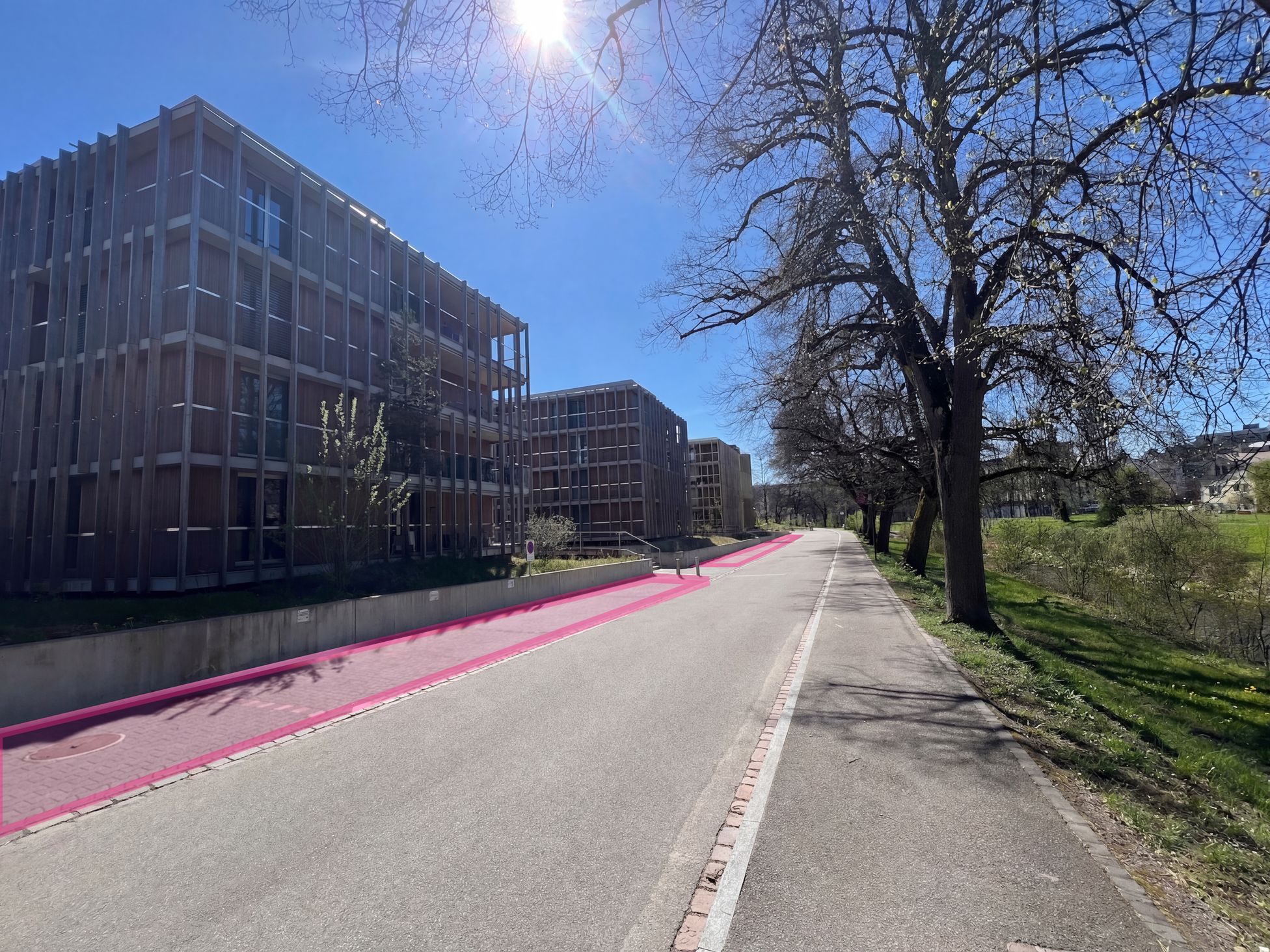 Besucherparkplätze am Lindenweg